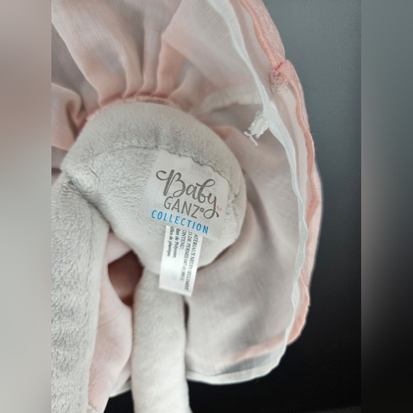 Plush Sweet Elephant Ballerina with Pink Dress & Shoes Baby Ganz Collection 12" - Picture 3 of 6